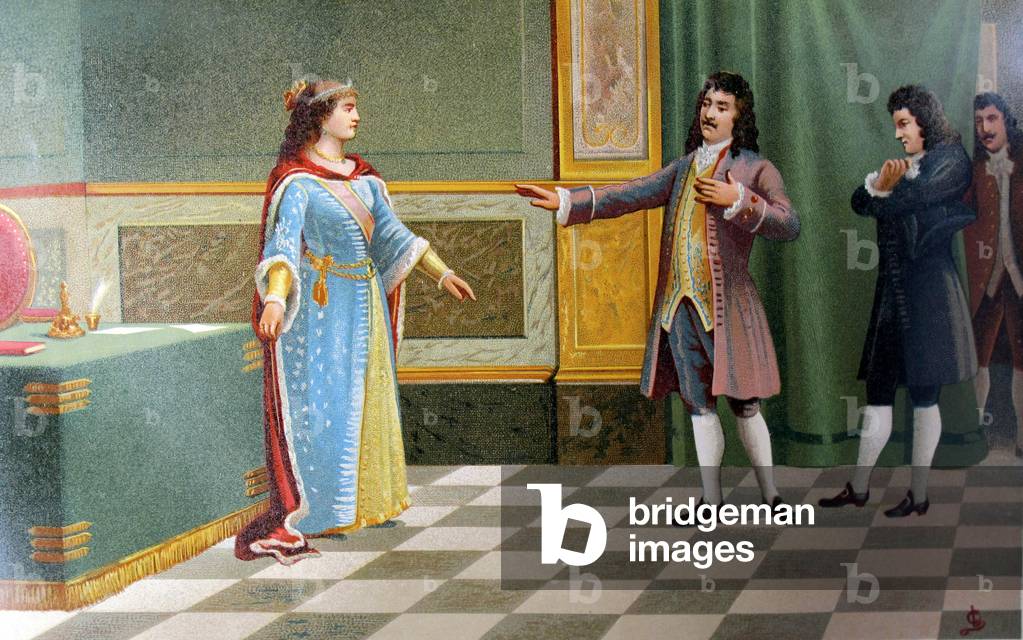 Maria Theresa (1717-1780). Empress of Austria (1740) of the House of Habsburg (lithograph)