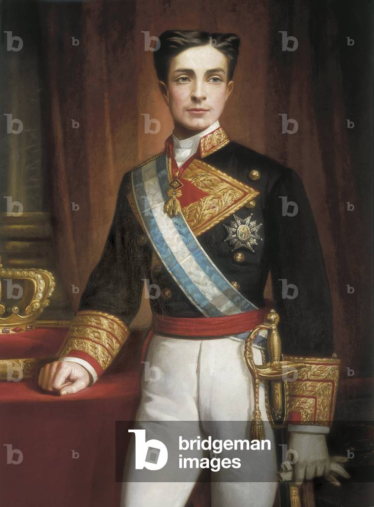 Portrait of Alfonso XII (Alfonso XII, 1857-1885), King of Spain, 1877 (oil on canvas)