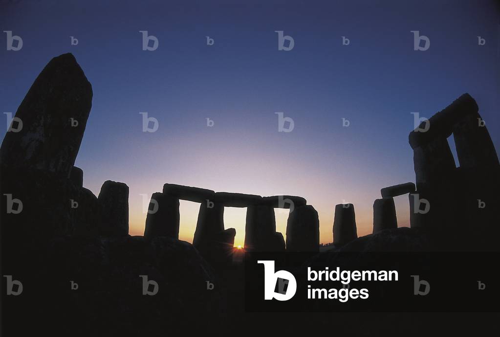 Art neolithique : (age du bronze) : vue du site de Stonehenge (vers 1700-1300 avant JC) Amesbury, Angleterre