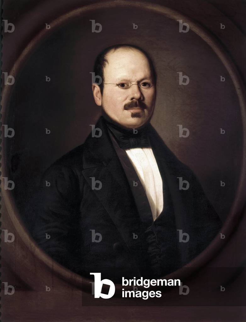 Portrait of Antonio Maria ESQUIVEL Y SUAREZ DE URBINA (1806-1857). Painting by Antonio BENAVIDES, (1807-1884), 19th century. Royal Academy of History, Madrid.