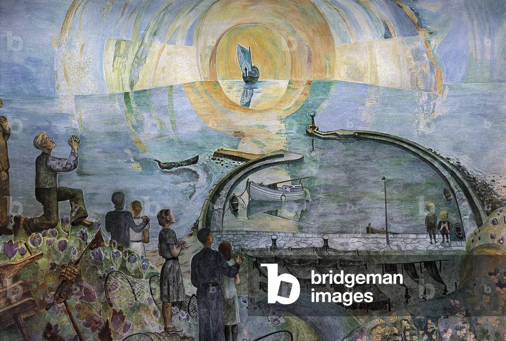 Life-Death-Life, Chapel of Holy Cross, The Woodland Crematorium, Stockholm, 1940 (fresco)