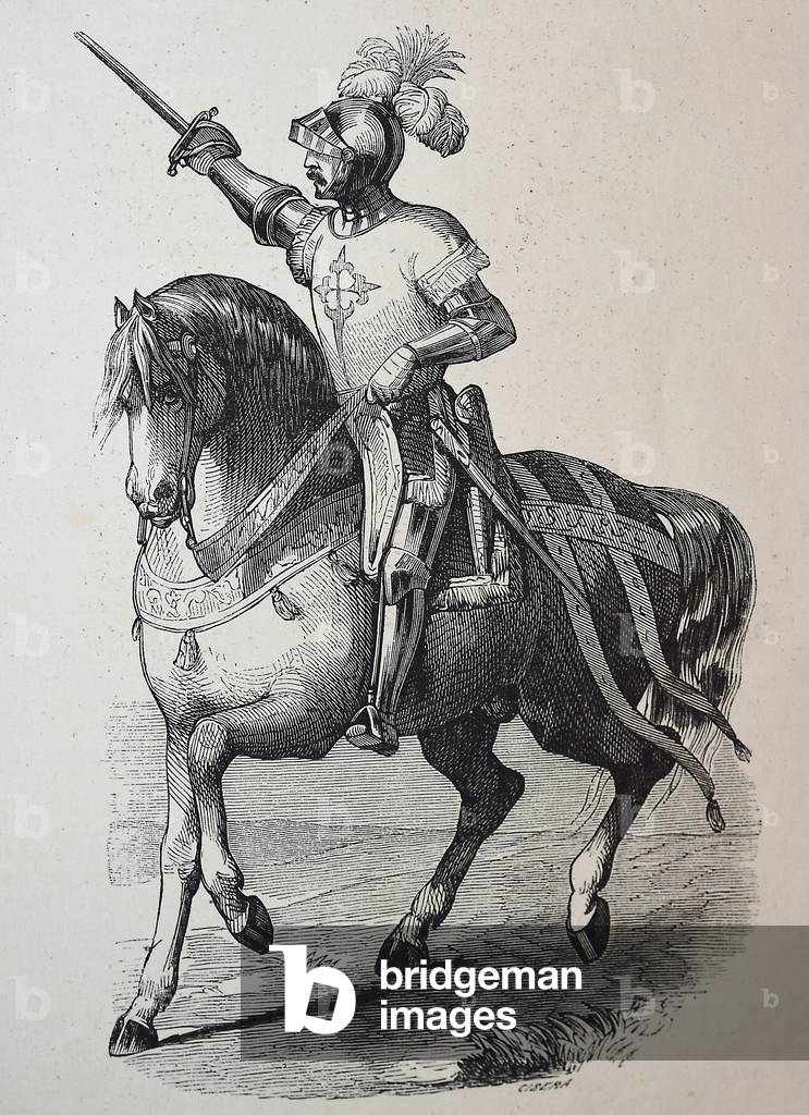 Cristobal Vaca de Castro (1492-1566). Spanish colonial administrator in Peru. Illustration of 1851. Engraving. Private Collection ©Lorio/Iberfoto/Leemage