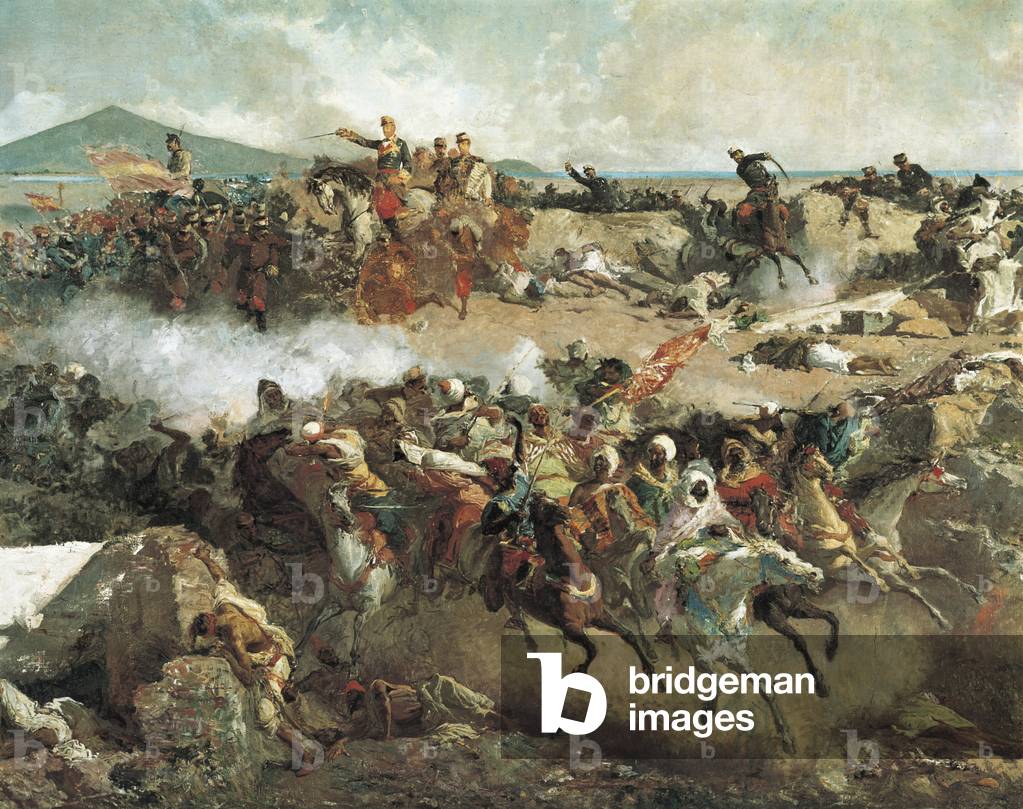 The Battle of Tetuán in 1860 (oil on canvas)