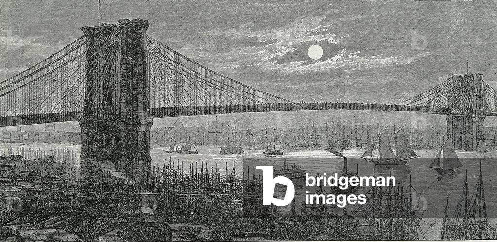 The Brooklyn Bridge, New York, 1883