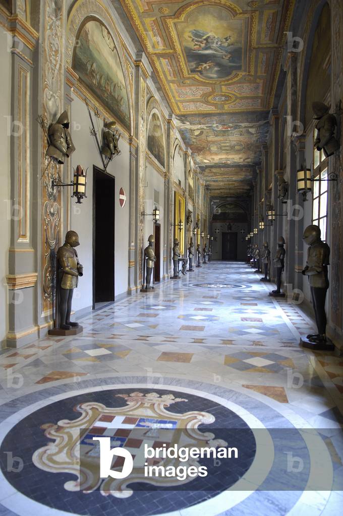 Architecture: view of the Palace of the Grand Masters of the Order of Malta in Valletta (La Valletta), Malta (photo)