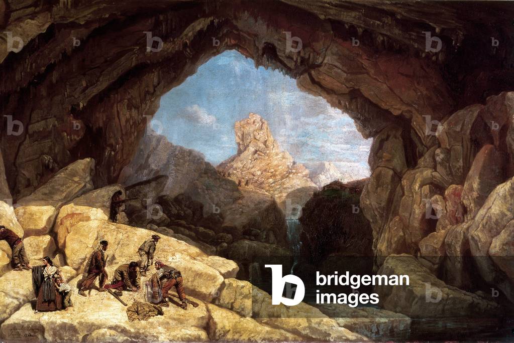 The cat's cave, 1860 (painting)