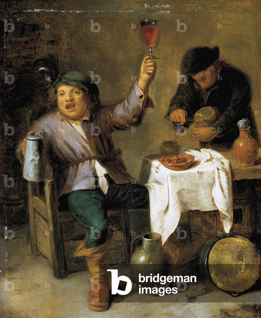 The Bacchanal (oil on panel)