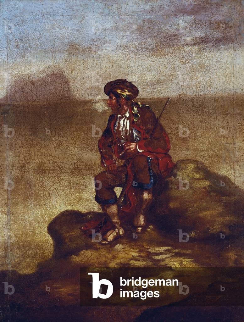 Bandolero (The Bandit), Anonymous artist, 19th century (painting)