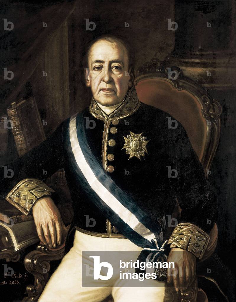 Portrait of Don Jose Manuel de Vadillo, 1855 (oil on canvas)
