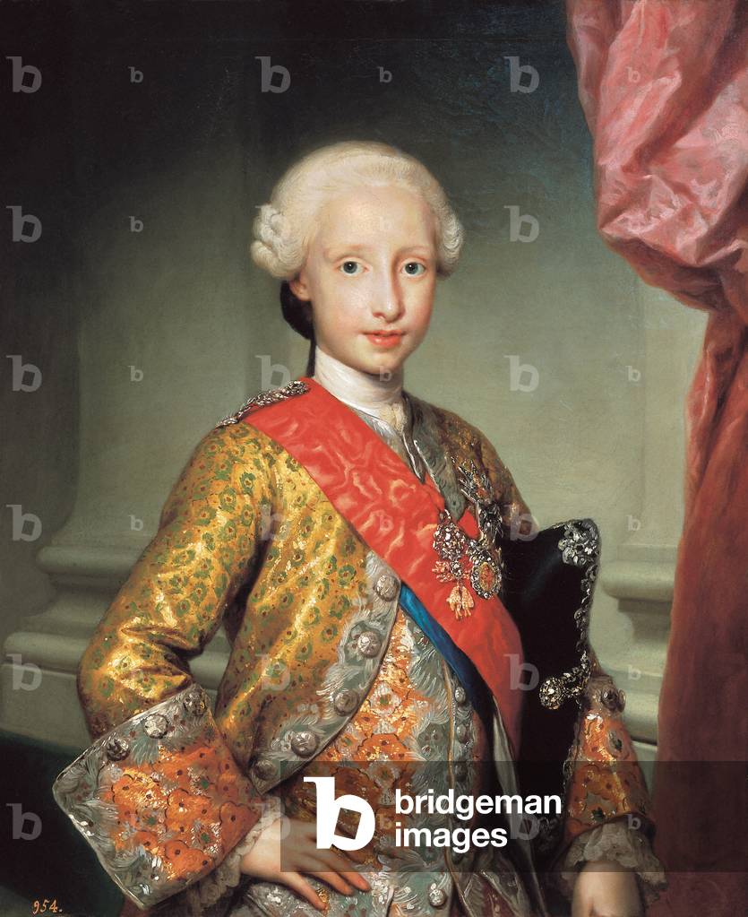 Infante don Antonio Pascual of Bourbon, c.1761 (oil on canvas)