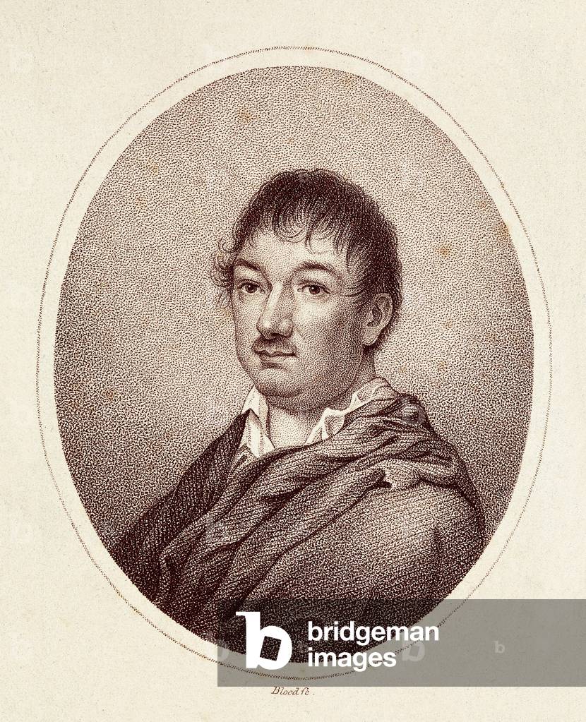 Portrait of Leandro Fernandez de Moratin (1760-1828), Spanish writer. Engraving 19th century. National Library of Madrid.