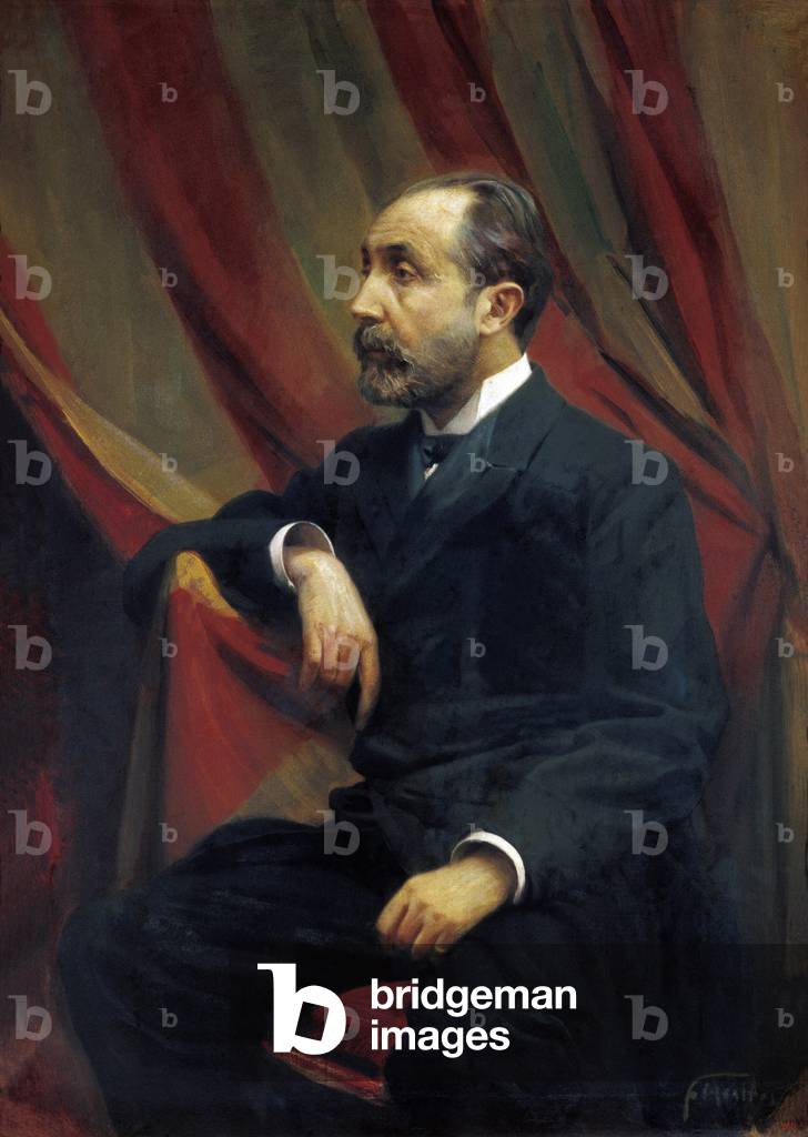Portrait of Bartomeu ROBERT i YARZABAL (1842-1902), Spanish physician and politician, 19th century (painting)