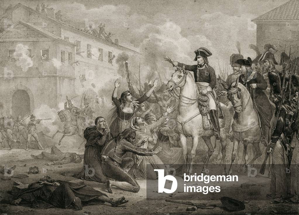 War of Independence of Spain (1808-1814): Spaniards implore pity in Napoleon. Madrid, National Library.
