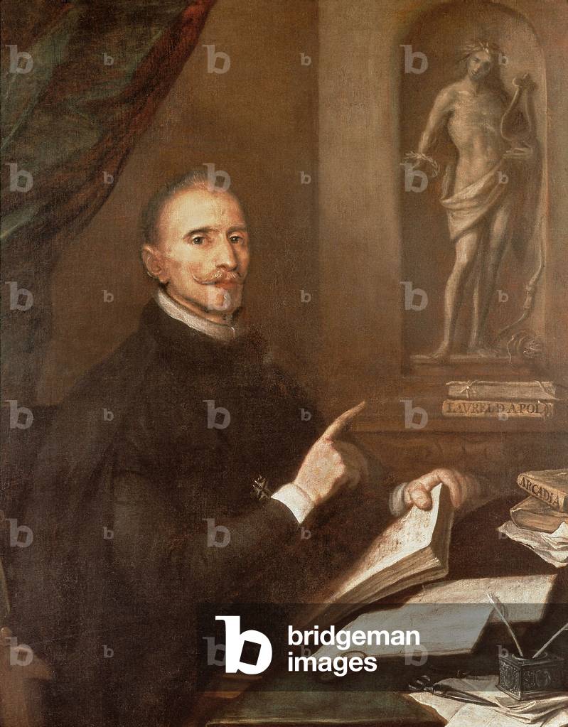 Portrait of Felix Lope de Vega Spanish playwright (1562 -1635) (oil on canvas)