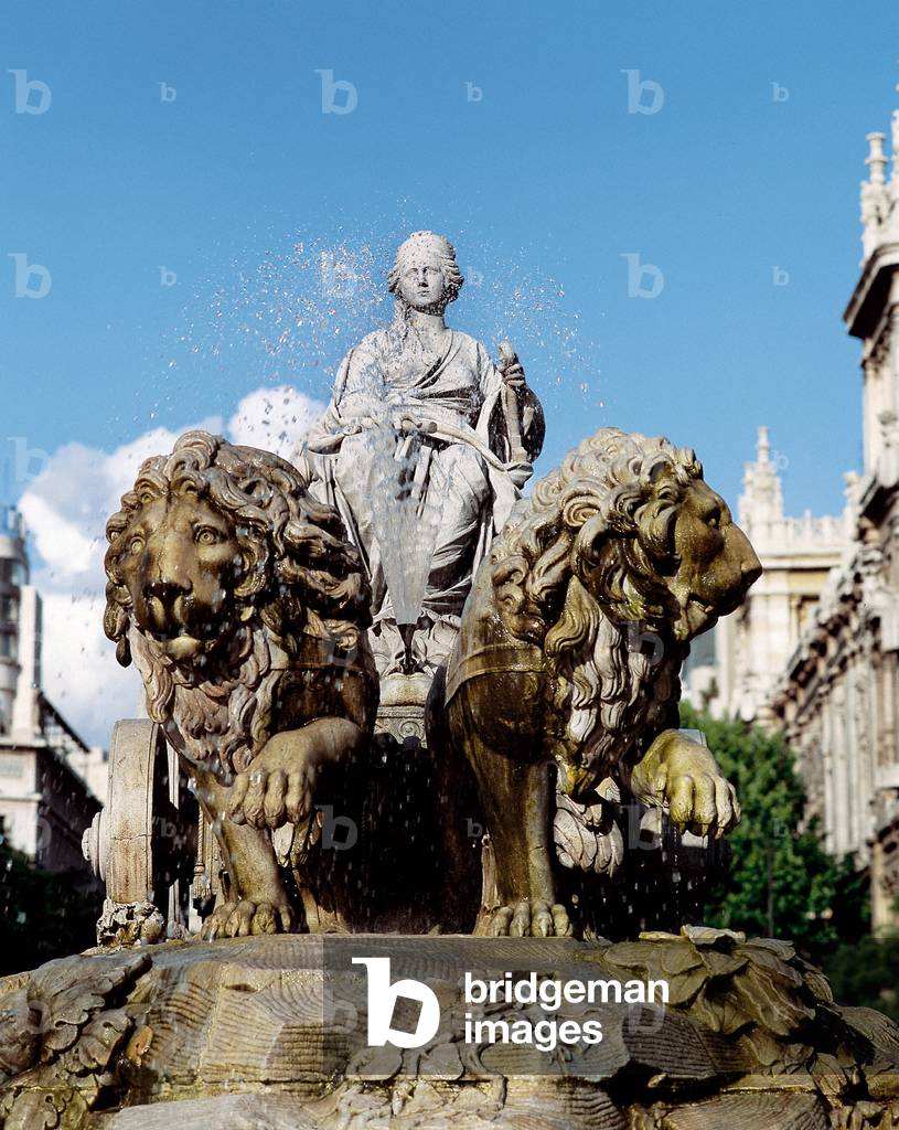 Cybele's Fountain, 1782 (marble) (photo)