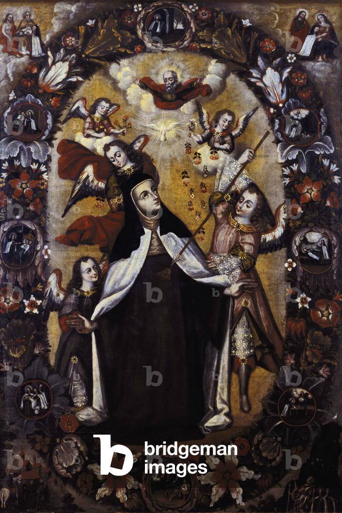 Saint Theresa of Avila, anonymous painting, 17th century