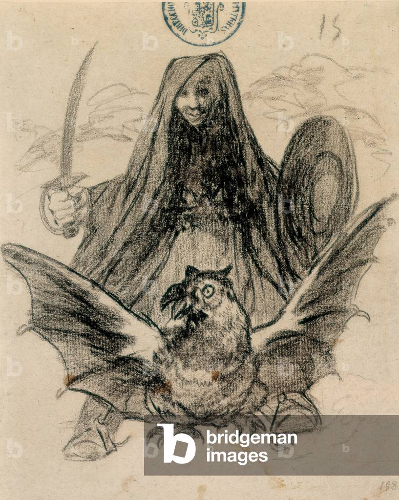 Allegory: War or Evil, 1810s (ink on paper)