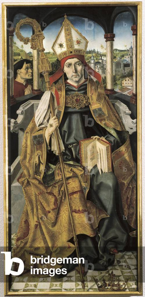 Portrait of San Ludovico di Tolosa, 15th centurym 1488 (oil on wood)