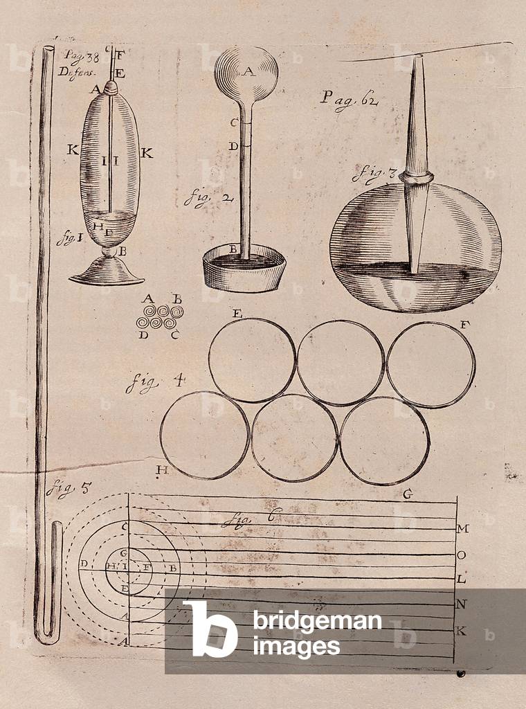 Page illustrated with laboratory tools. Excerpt from the book “