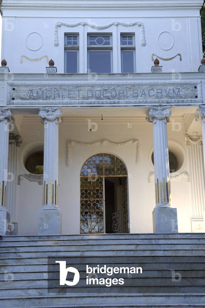 Villa Fersen on the island of Capri, Italy. On the pediment of the house is inscribed: Amori e dolori sacrum,. Also called La Gloriette, or 