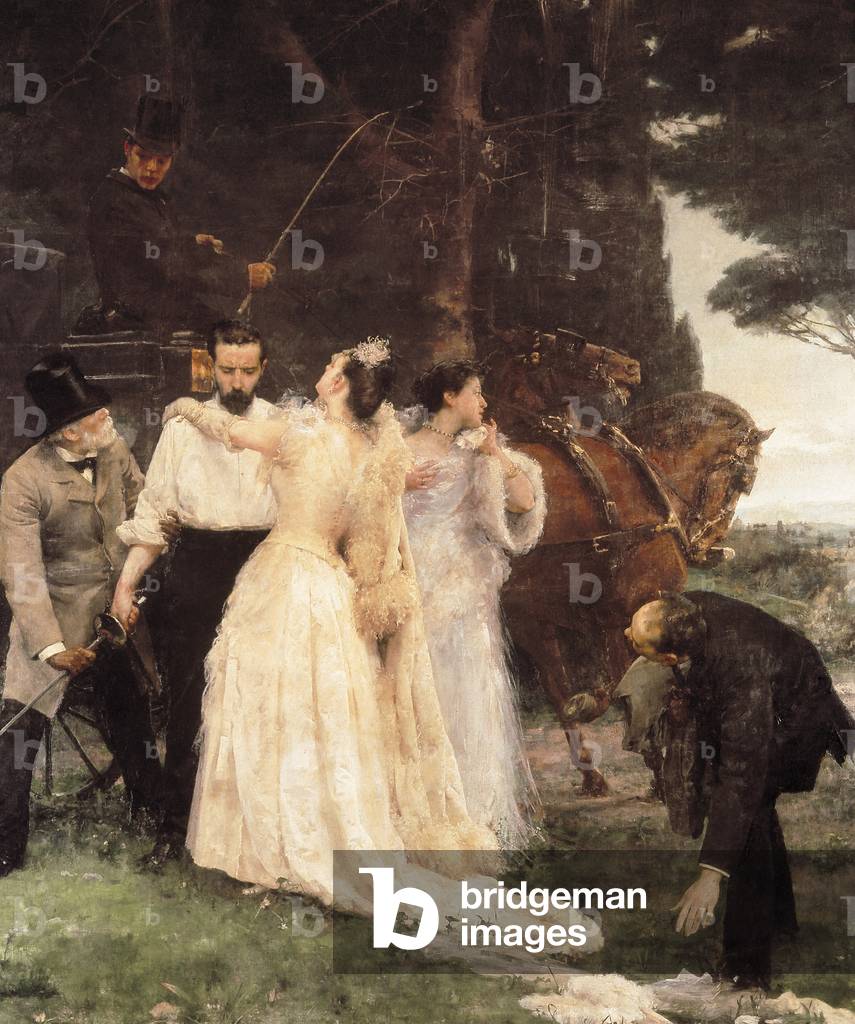 Duel Interrupted, 1890 (oil on canvas)