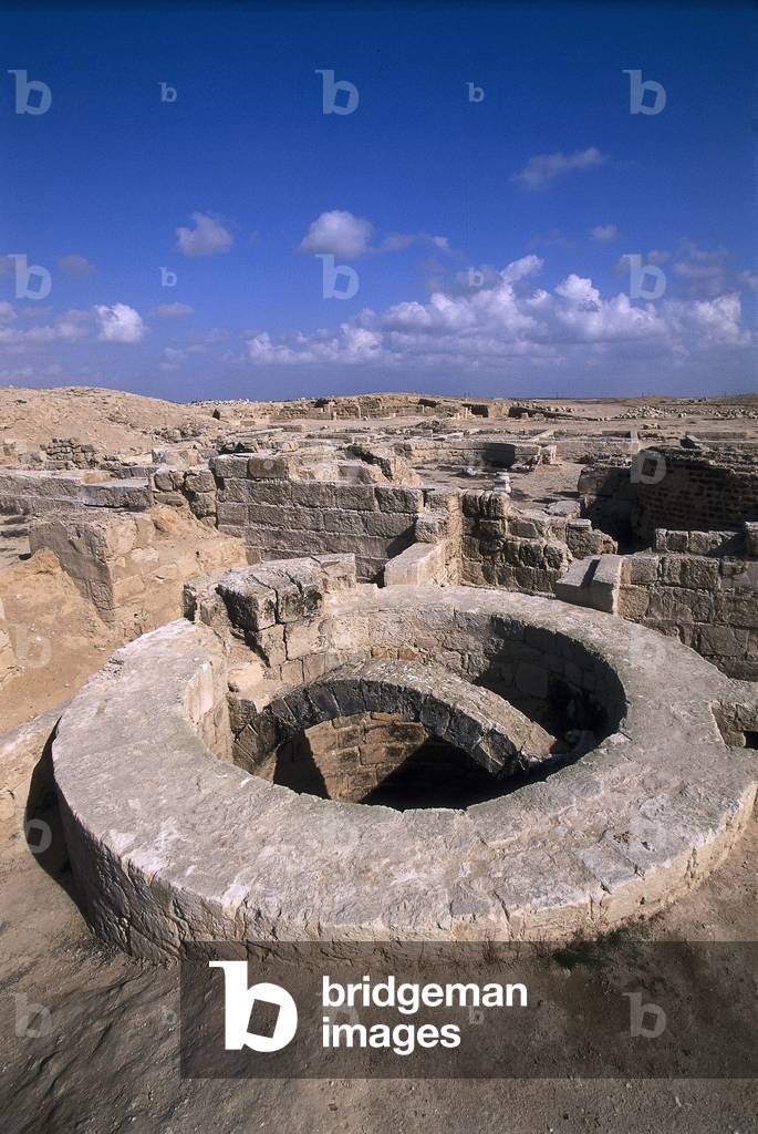 View of Abu Mena, Paleochristian holy city, built on the tomb of the martyr Menas of Alexandria (3rd century), Egypt (photo)