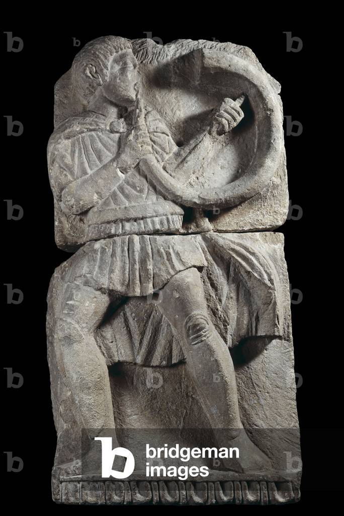 Musician, from Osuna, 4th-3rd century BC (stone)