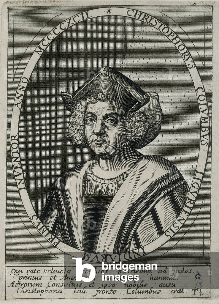 Portrait of Christopher Columbus (engraving)