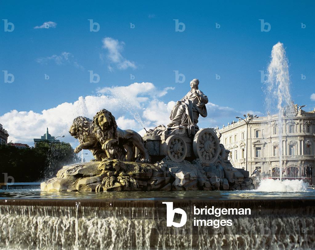 Cybele's Fountain, 1782 (marble) (photo)