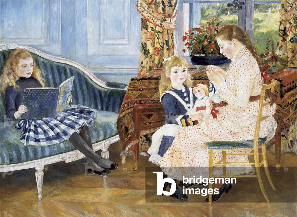 Children's Afternoon at Wargemont, 1884 (oil on canvas)