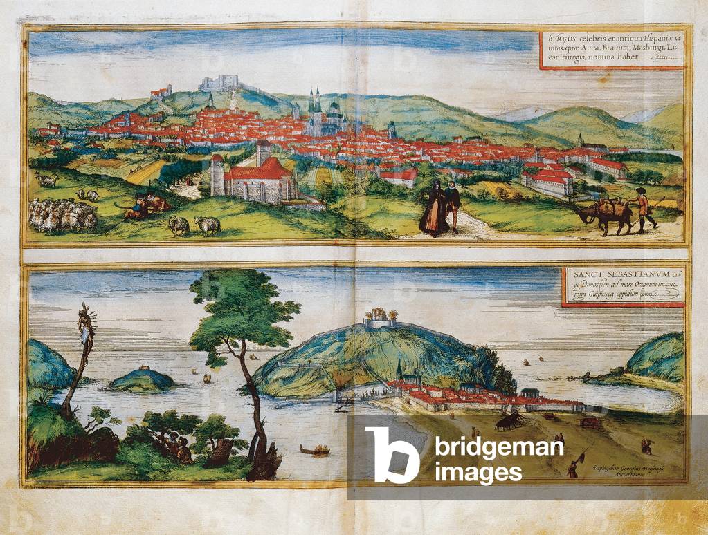 Civitatis Orbis Terrarum, 1572-1617 (colour etching)
