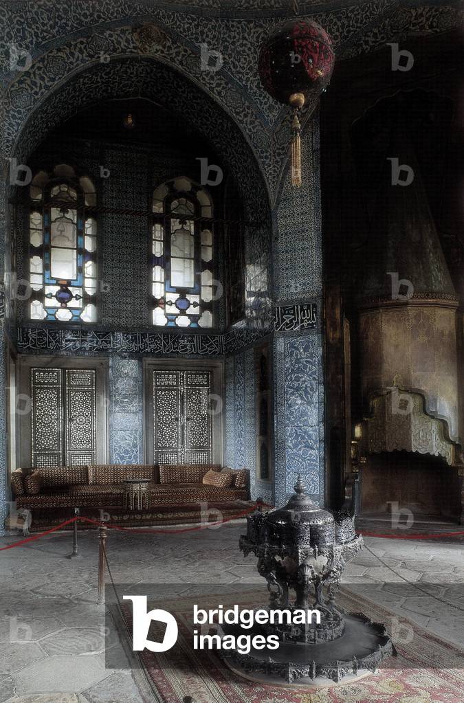 Architecture, Ottoman Art: Topkapi Palace (Topkapi Saray) main and official urban residence of the Ottoman sultan from 1465 to 1853. Palace built between 1475-1478. Turkey, Istanbul.