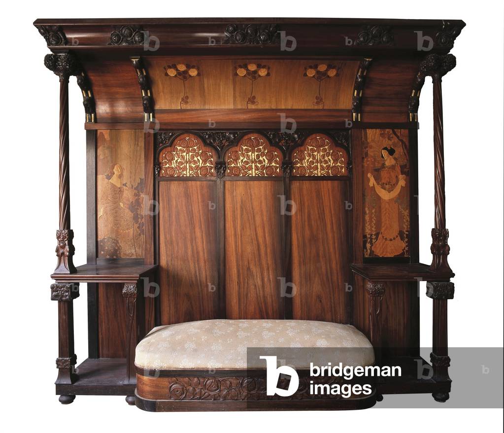 Sofa, 1901-07 (wood)