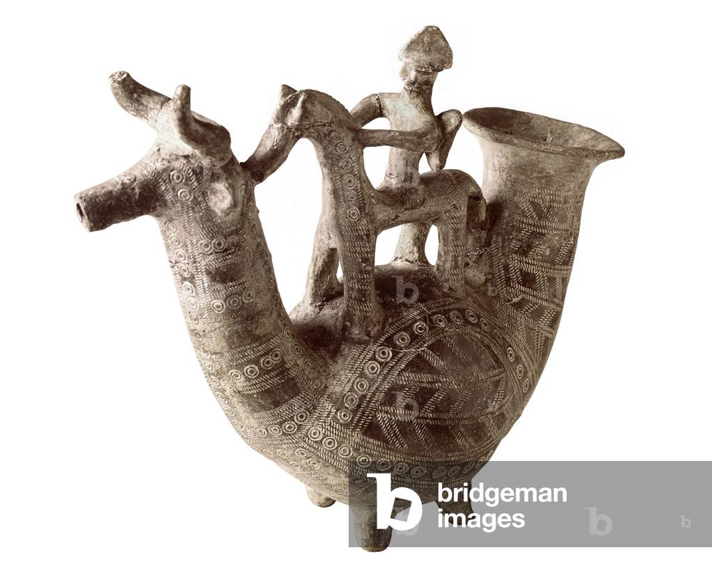 Askos Benacci, Villanovan Culture (terracotta)