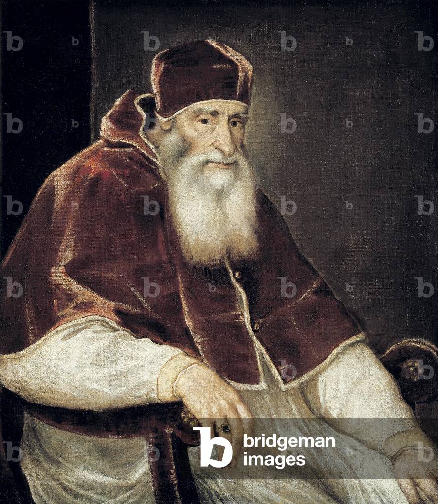 Portrait of Pope Paul III, c.1547 (oil on canvas)