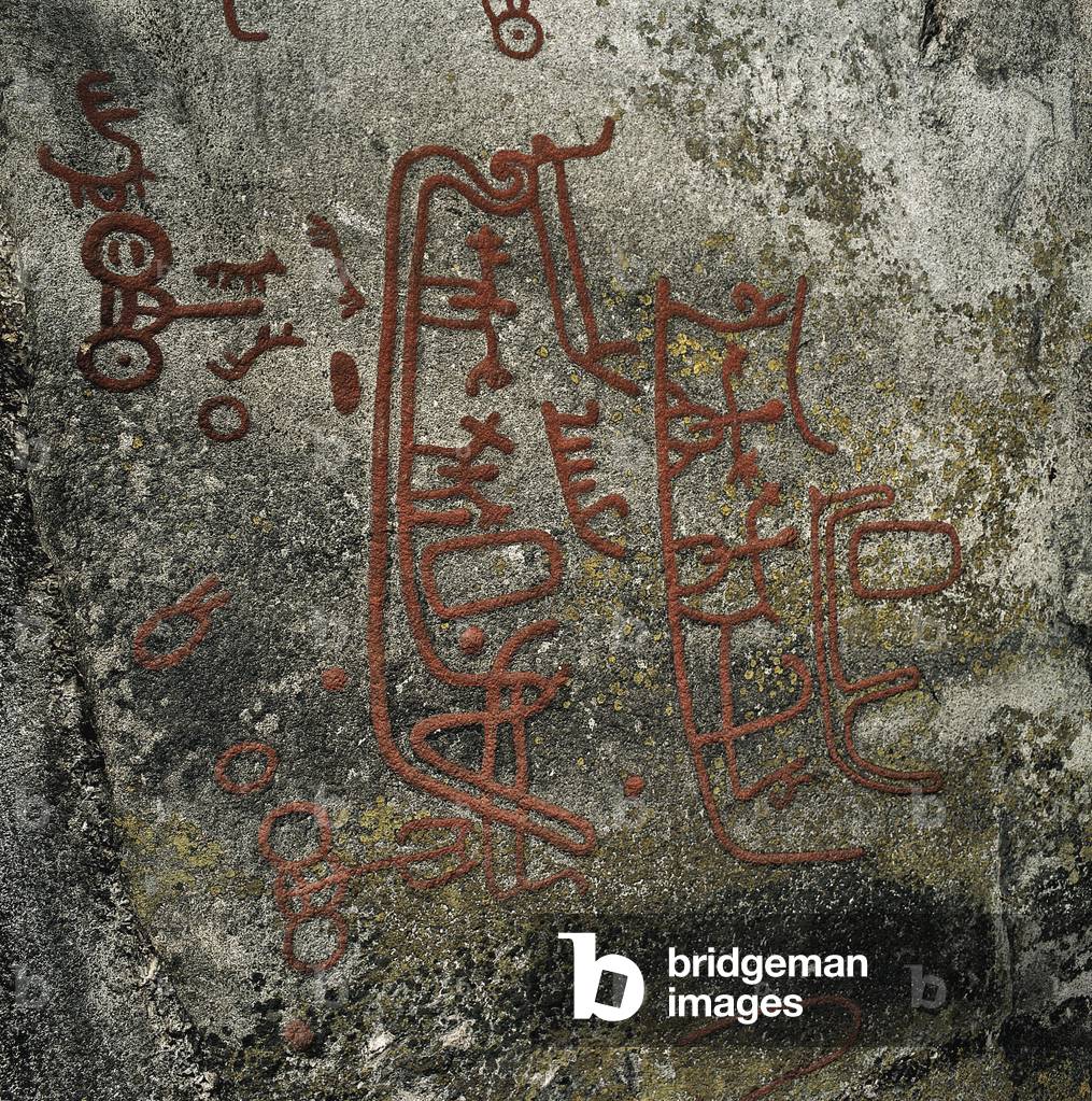 Petroglyph Rock Art: Boat (1000 BC).