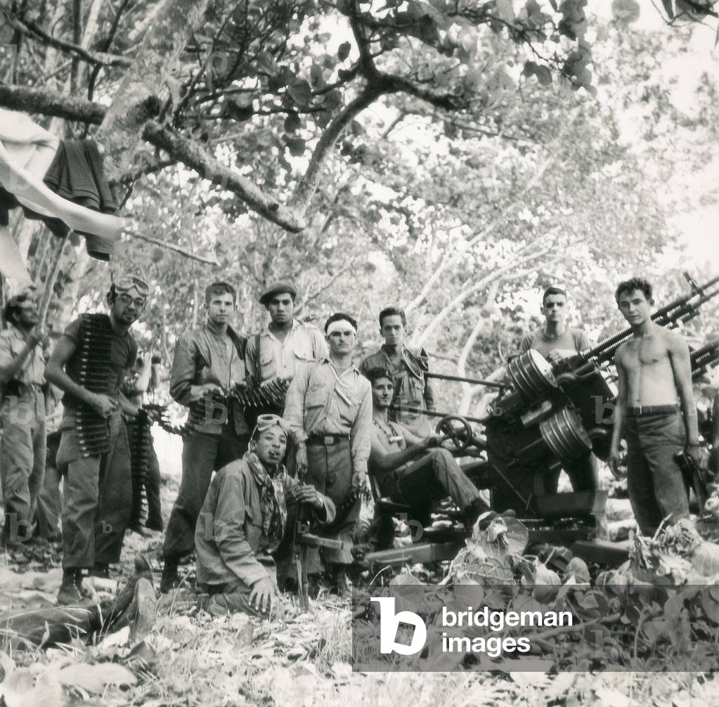 Soldiers of Fidel Castro, 1961, photograph