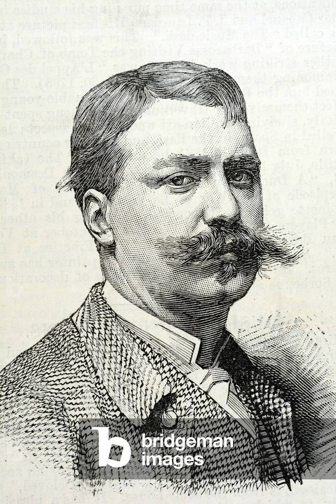 FLAMENG, Francois (1856-1923). Painter. Portrait of 1887. Engraving ©Lorio/Iberfoto/Leemage