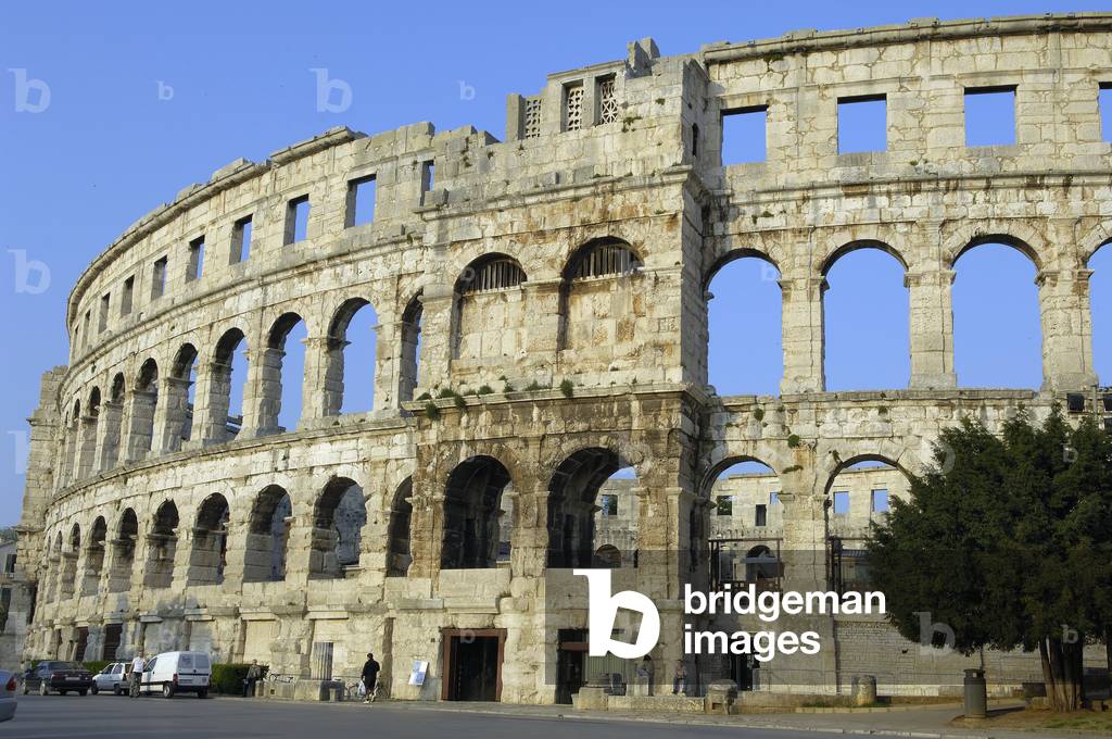 Amphitheatre of Pula, Croatia, 1st century AD (photo)