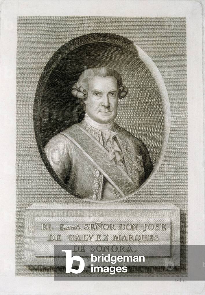 Jose de Galvez (engraving)