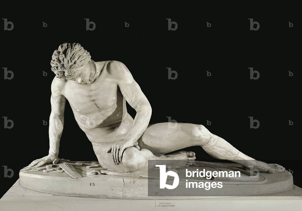 The Dying Gaul, Roman copy of a Greek original in bronze (marble)