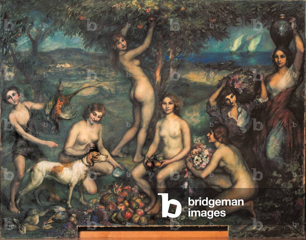 Allegory of the Spring, 1920 (oil on canvas)