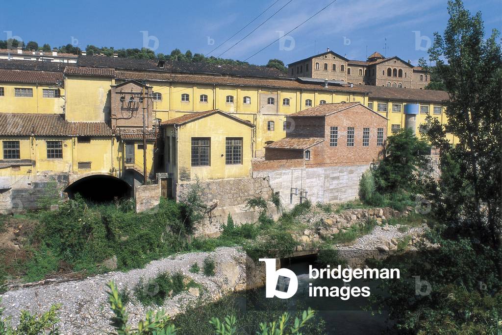 Village de Berga (Commune de la communaute de Catalogne en Espagne, situee dans la Province de Barcelone au bord de la riviere Llobregat)