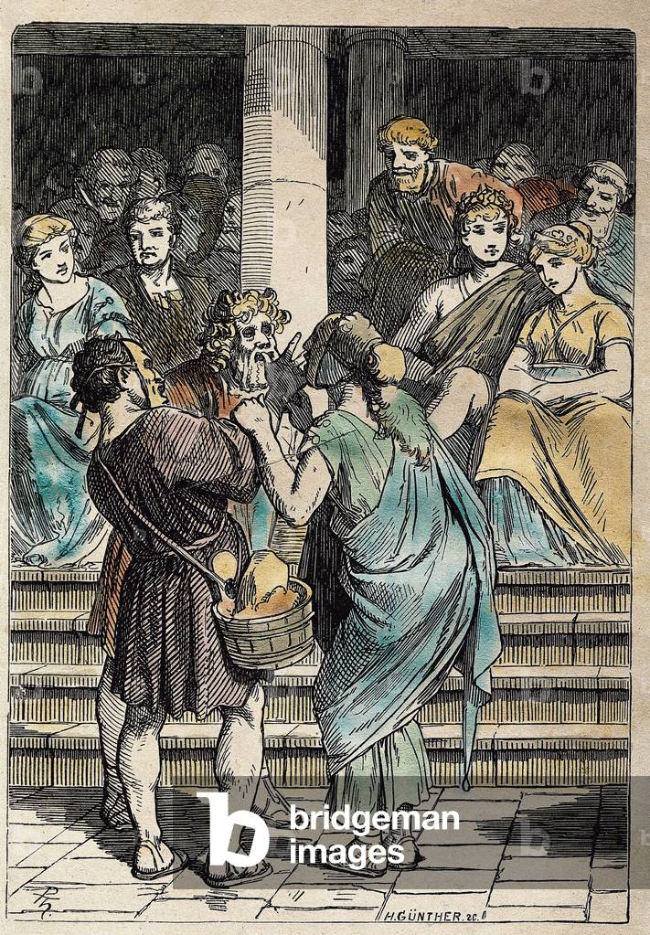 Illustration of Act V of “A Midsummer Night's Dream” by William Shakespeare (1564-1616), 19th century (engraving)