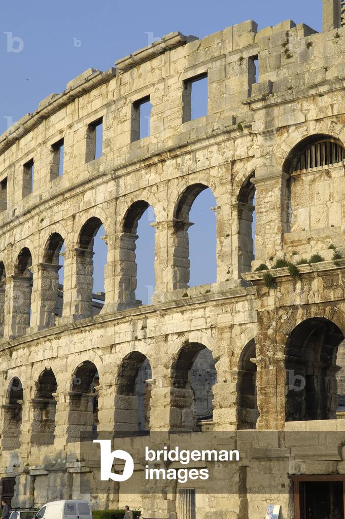 Amphitheatre of Pula, Croatia, 1st century AD (photo)