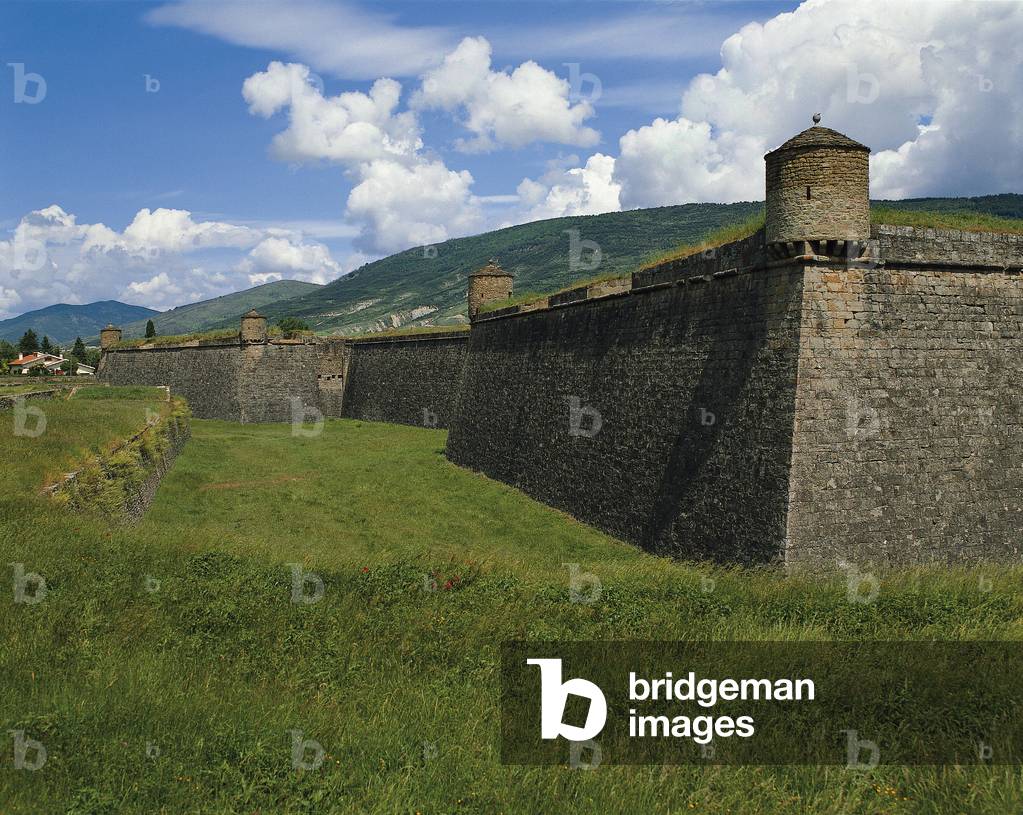View of the citadel of Jaca, 16th century, Spain