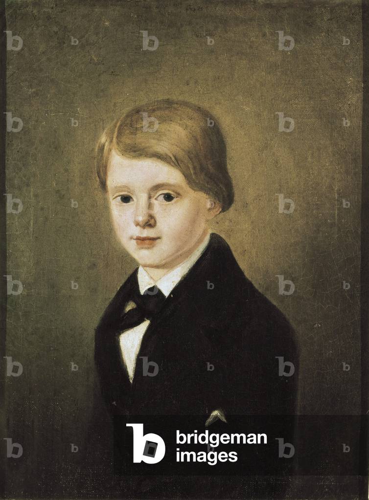Portrait of young Emilio CASTELAR (1832-1899), 19th century (painting)