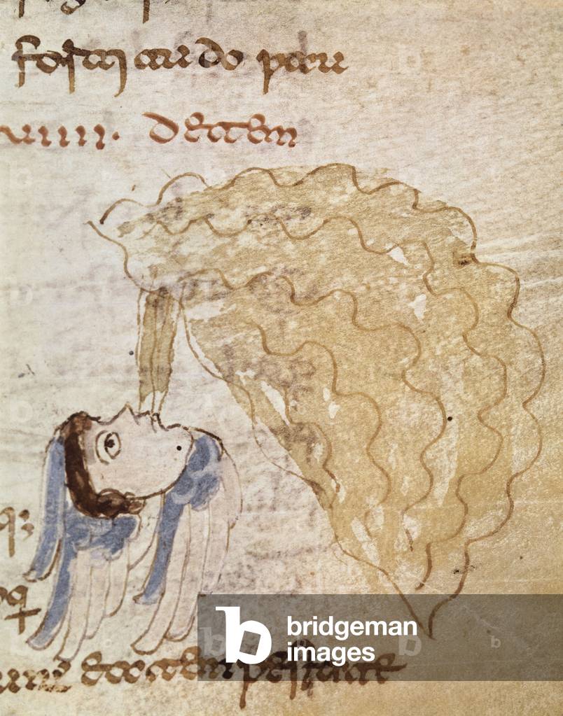 Codex 142 The Tempest, from 'De Universo' by Rabanus Maurus (c.780-856) c.1023 (vellum)