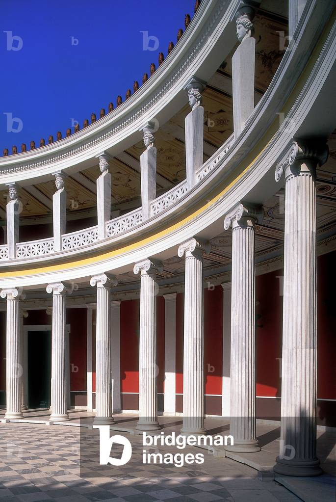 Zappeion of Athens, Interior Peristyle column, 1874-1888 (photo)