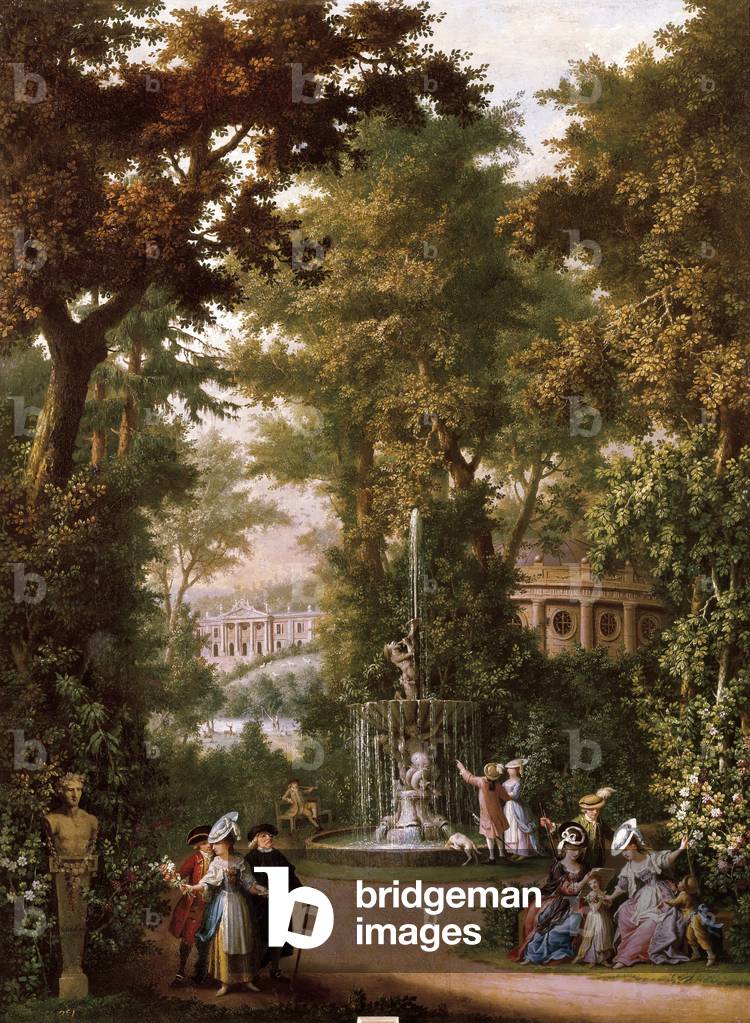 Garden Scenes, c. 1765 (oil on canvas)